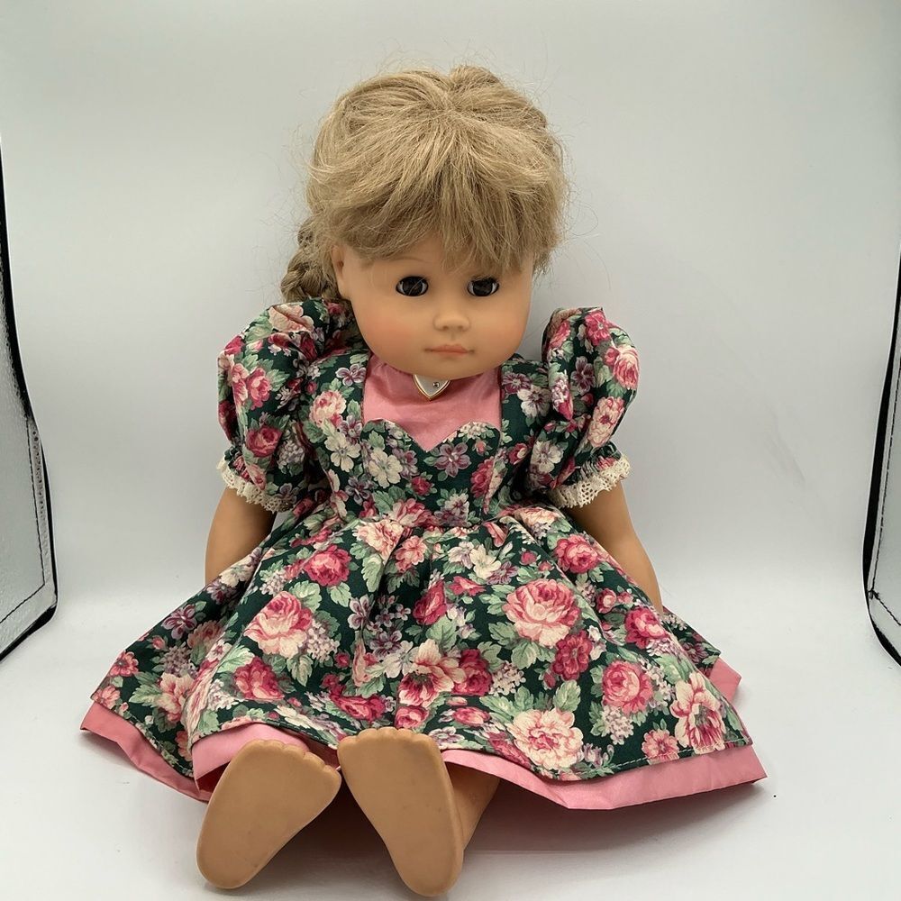 Vintage  Gotz Doll 19" Tall with Blonde Hair and Sleepy Eyes